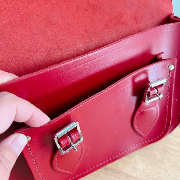 The Cambridge Satchel Company Red 11inch Satchel - Picture 9 of 11